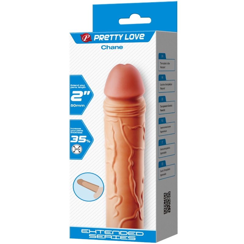 PRETTY LOVE - CHANE PENIS EXTENDER COVER FLESH - My naughty haven #