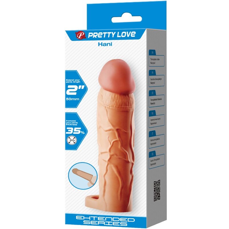 PRETTY LOVE - CHANE PENIS EXTENDER COVER FLESH - My naughty haven #