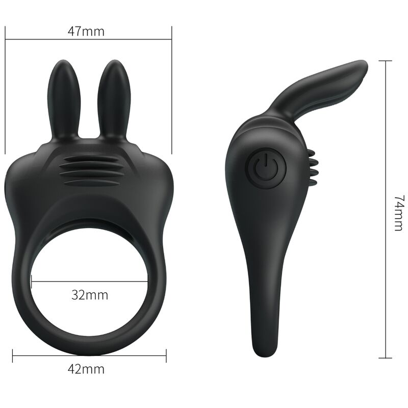 PRETTY LOVE - DAVION RABBIT VIBRATOR RING - My naughty haven #