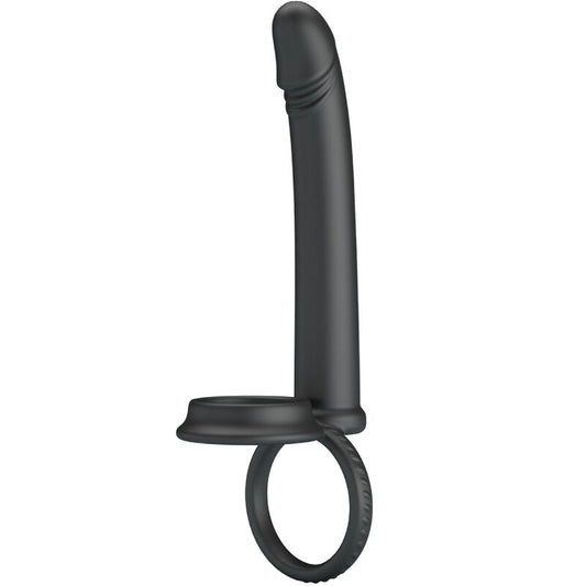 PRETTY LOVE - DILLION DOUBLE PENETRATION DOUBLE COCK RING BLACK - My naughty haven #