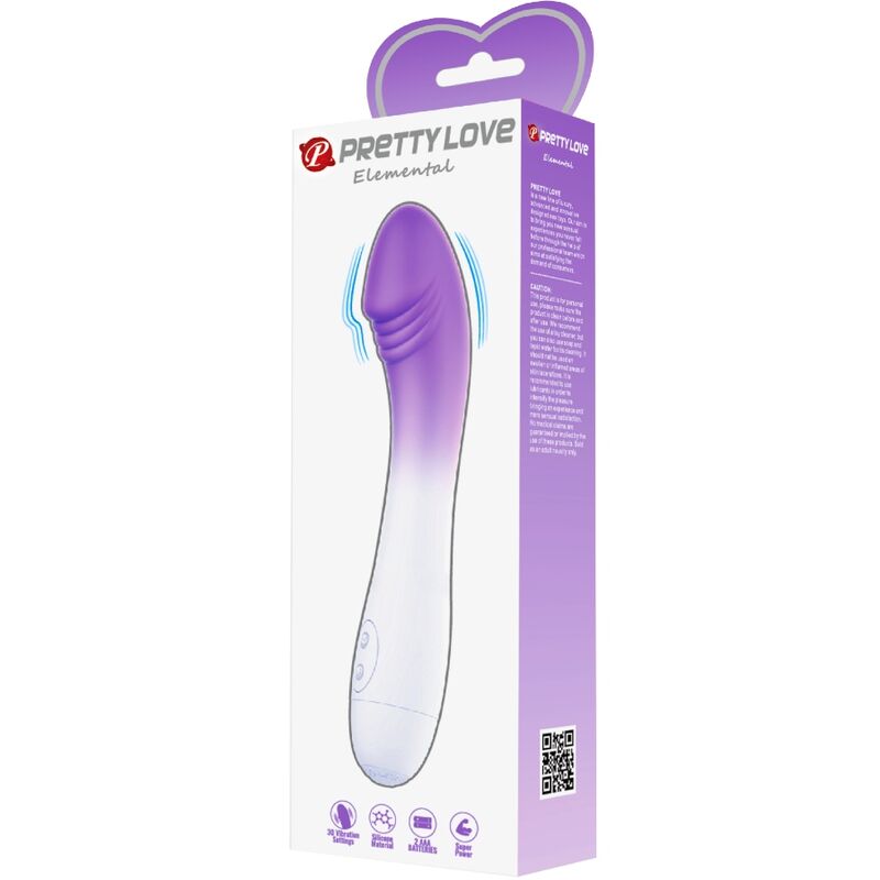 PRETTY LOVE - ELEMENTAL G-SPOT VIBRATOR 30 VIBRATIONS PURPLE - My naughty haven #