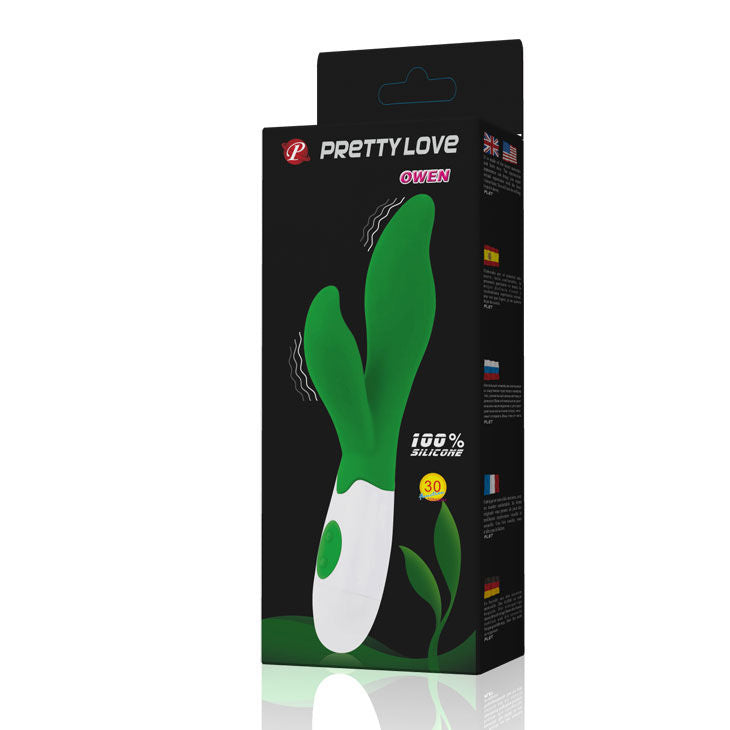 PRETTY LOVE - FLIRTATION OWEN GREEN VIBRATOR - My naughty haven #