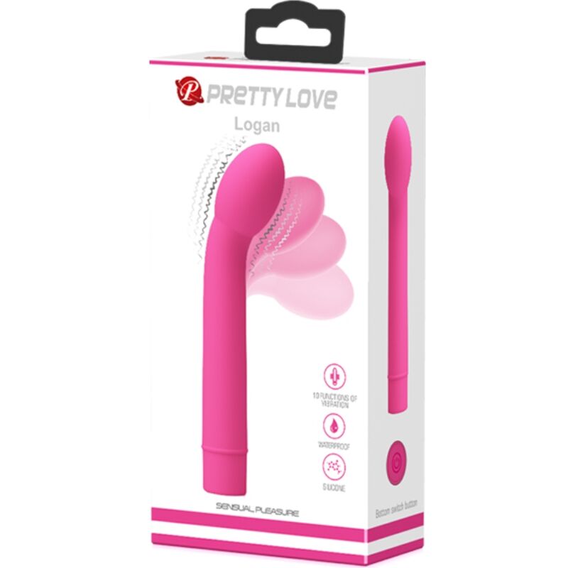 PRETTY LOVE - LOGAN G-SPOT VIBRATOR 10 VIBRATIONS PINK - My naughty haven #