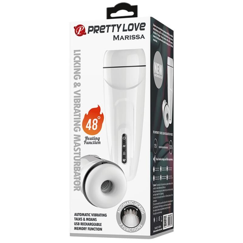 PRETTY LOVE - MARISSA MALE MASTURBATOR VIBRATION, HEAT, VOICE AND SUCTION - My naughty haven #
