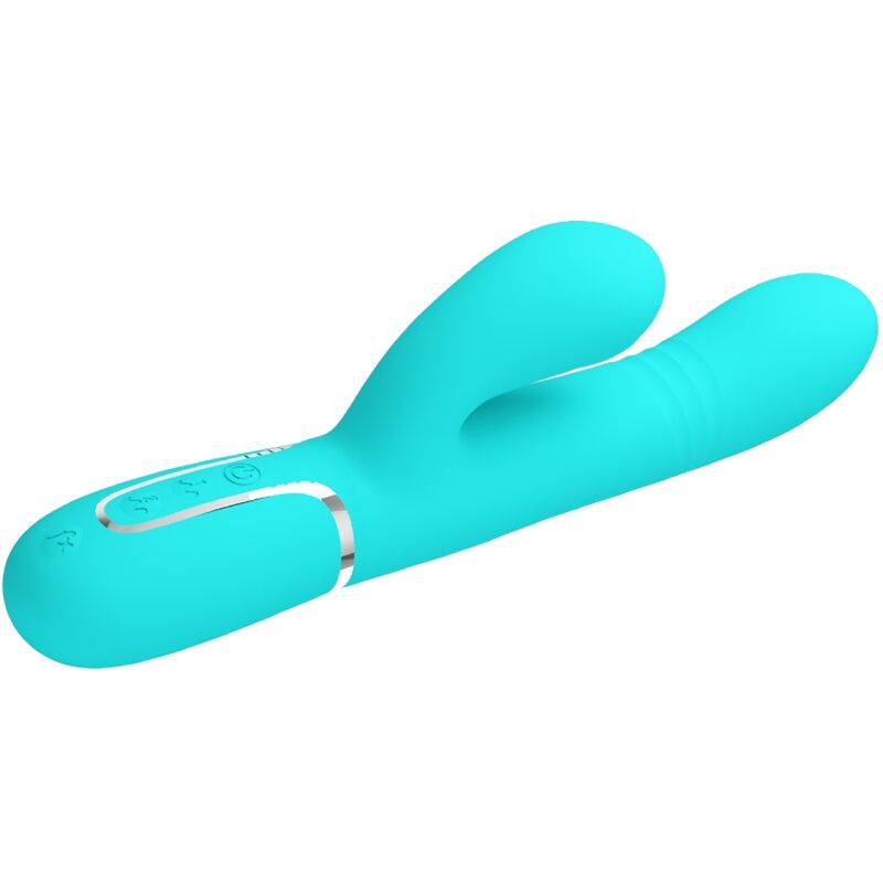 PRETTY LOVE - MULTIFUNCTION G-SPOT VIBRATOR AQUA GREEN - My naughty haven #