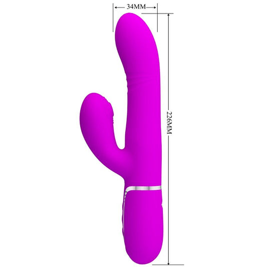 PRETTY LOVE - MULTIFUNCTION G-SPOT VIBRATOR FUCHSIA - My naughty haven #