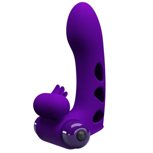 PRETTY LOVE - ORLANDO PURPLE VIBRATOR FINGER COVER - My naughty haven #
