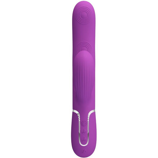 PRETTY LOVE - PERLITA 3 IN 1 MULTIFUNCTION RABBIT VIBRATOR PURPLE - My naughty haven #