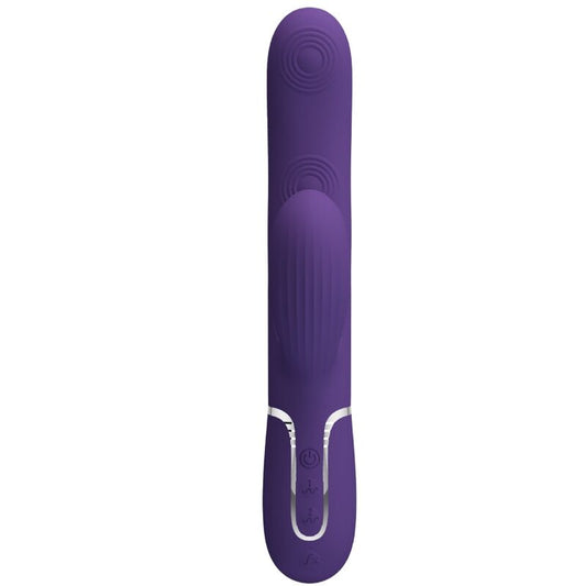 PRETTY LOVE - PERLITA G-SPOT VIBRATOR 3 IN 1 MULTIFUNCTION PURPLE - My naughty haven #