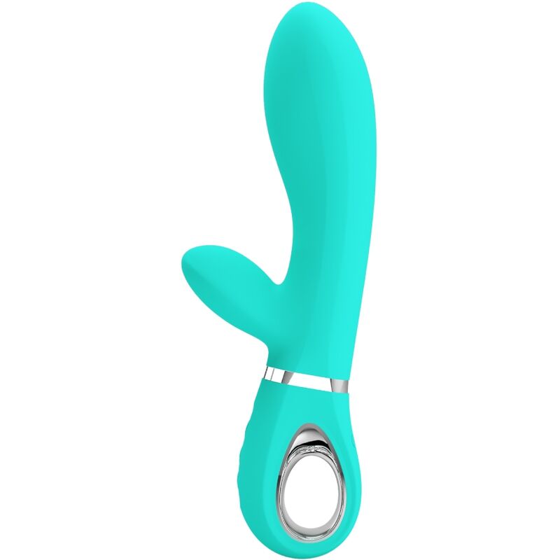 PRETTY LOVE - THOMAS MULTIFUNCTION G-SPOT VIBRATOR AQUA GREEN - My naughty haven #