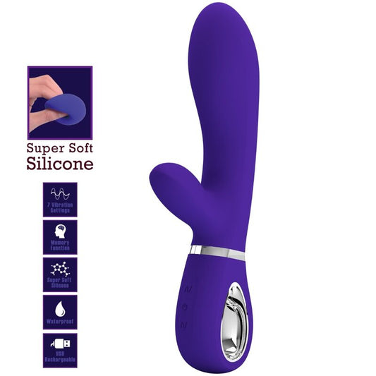 PRETTY LOVE - THOMAS MULTIFUNCTION G-SPOT VIBRATOR PURPLE - My naughty haven #
