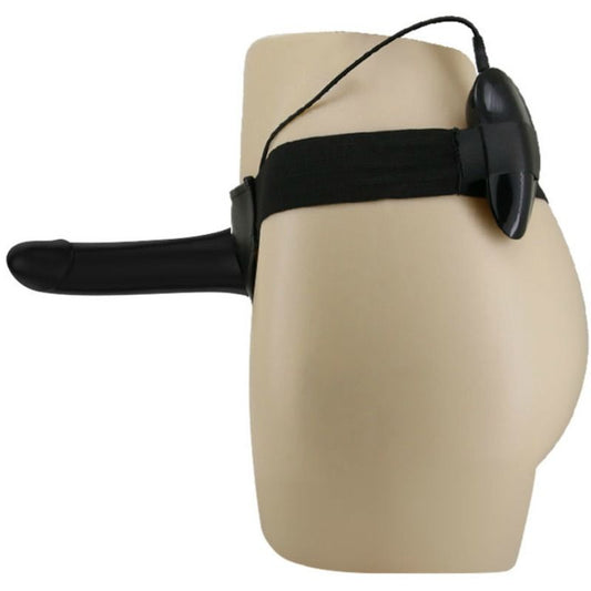 PRETTY LOVE - VITO STRAP ON WITH HOLLOW DILDO AND VIBRATION 17.3 CM - My naughty haven #