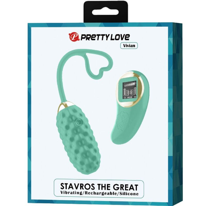 PRETTY LOVE - VIVIAN GREEN REMOTE CONTROL VIBRATING EGG - My naughty haven #
