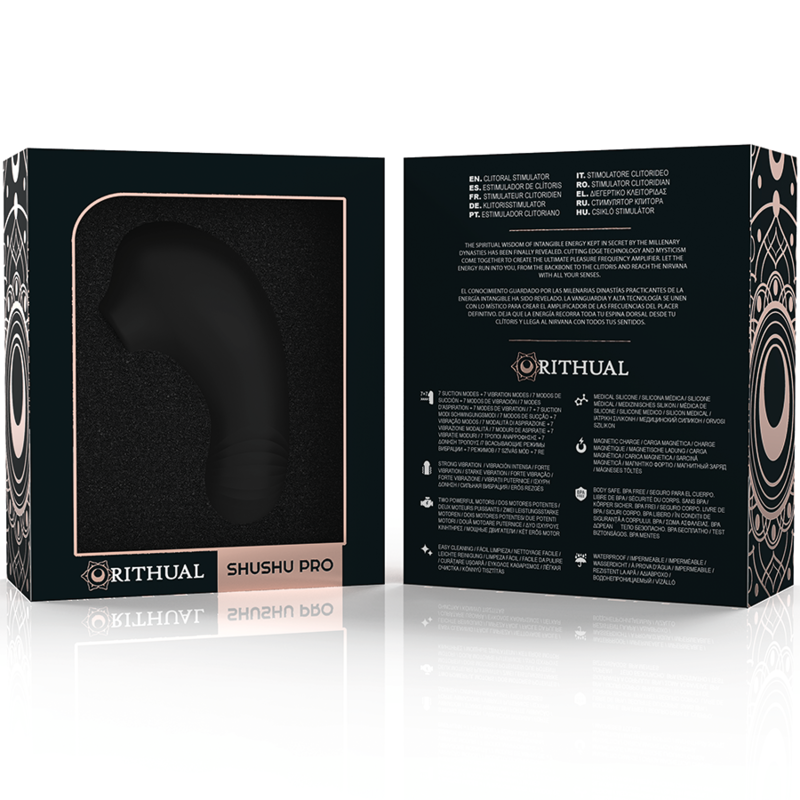 RITHUAL - SHUSHU PRO POCKET CLITORIS STIMULATOR 2 POWERFUL JET MOTORS - My naughty haven #