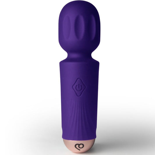 ROCKS-OFF - MINI RECHARGEABLE WAND 16 FUNCTIONS BLACK TULIP - My naughty haven