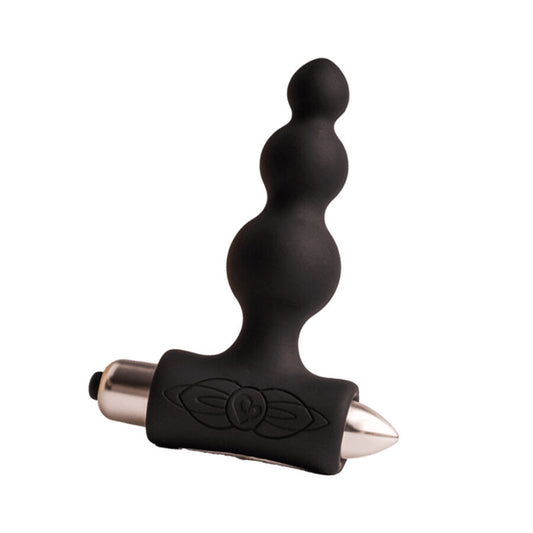 ROCKS- OFF - PETITE SENSATIONS BUBBLES ANAL PLUG VIBRATOR BLACK - My naughty haven #