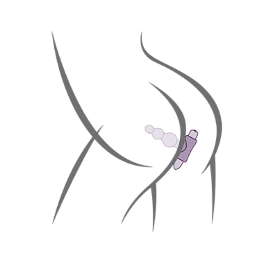 ROCKS- OFF - PETITE SENSATIONS BUBBLES ANAL PLUG VIBRATOR BLACK - My naughty haven #