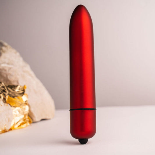 ROCKS-OFF - RO-160 ROUGE ALLURE VIBRATING BULLET RED - My naughty haven #