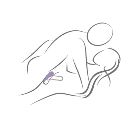 ROCKS-OFF - SPIRE ЧЕРЕН ВИБРАТОРЕН ПРЪСТЕН ЗА ПЕНИС