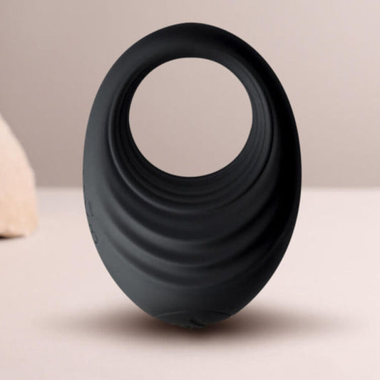 ROCKS-OFF - SPIRE BLACK VIBRATING PENIS RING - My naughty haven #