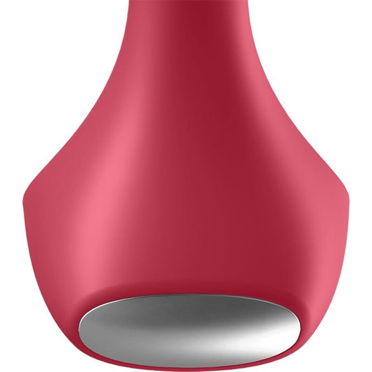 SATISFYER - BACKDOOR LOVER VIBRATING PLUG RED - My naughty haven #