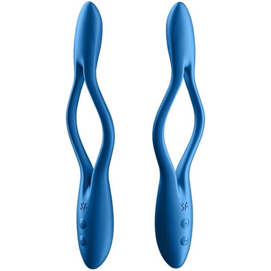 SATISFYER - ELASTIC GAME MULTI VIBRATOR BLUE - My naughty haven #