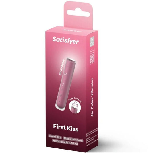 SATISFYER - FIRST KISS WAVE CLITORIS STIMULATOR GARNET - My naughty haven #