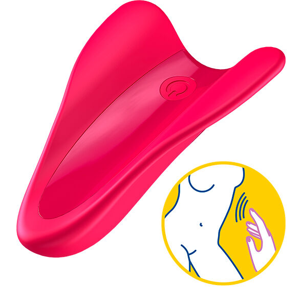 SATISFYER - HIGH FLY FINGER VIBRATOR FUCHSIA - My naughty haven #