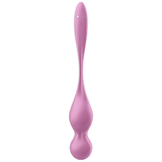 SATISFYER - LOVE BIRDS VIBRATING KEGEL BALLS PINK - My naughty haven #