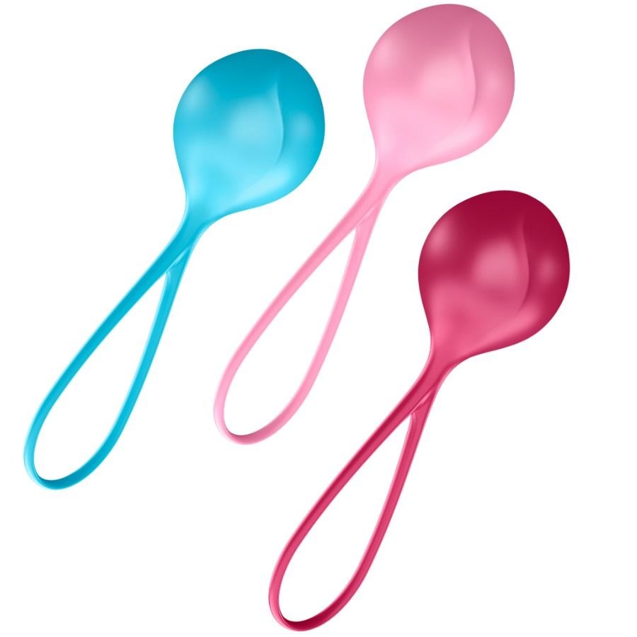 SATISFYER - LOVEBALLS TRAINING SET 3 - My naughty haven #