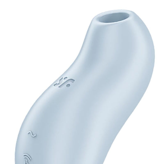 SATISFYER - POCKET PRO 1 CLITORIS STIMULATOR LIGHT BLUE - My naughty haven #