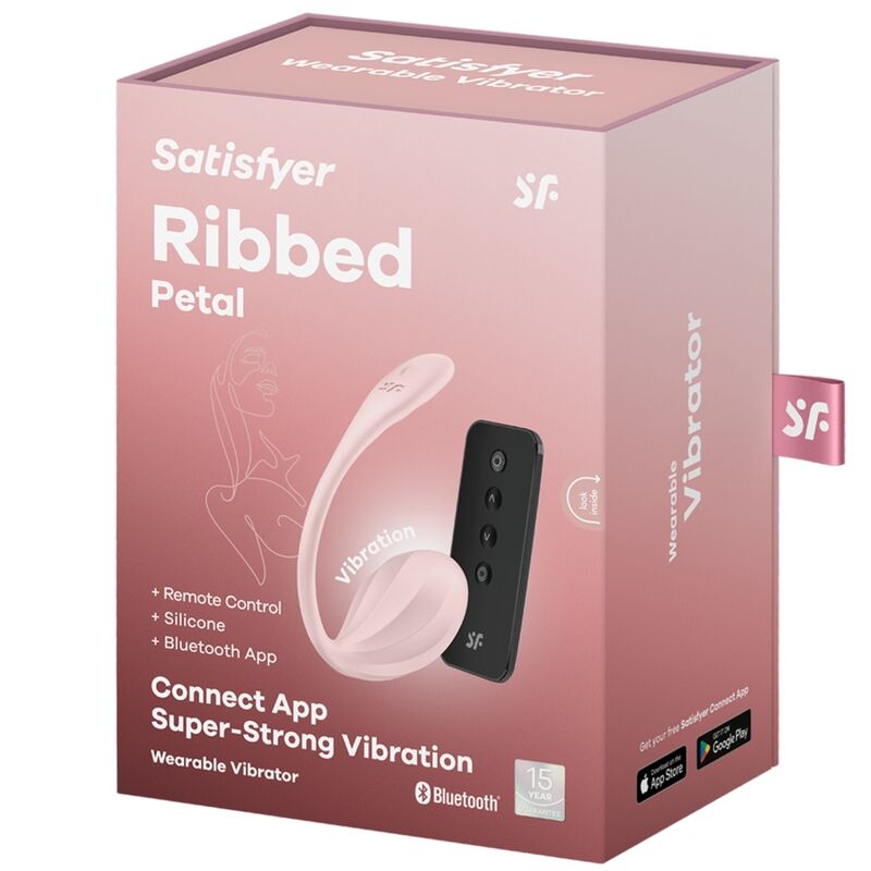 SATISFYER - RIBBED PETAL G POINT REMOTE CONTROL STIMULATOR ROSE FREE APP - My naughty haven #