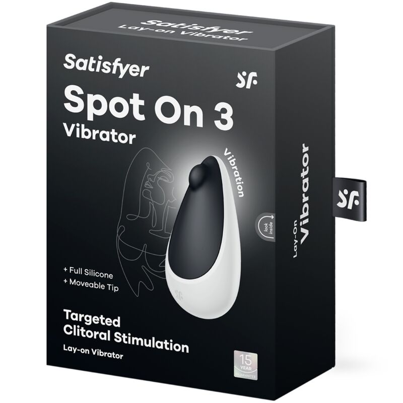 SATISFYER - SPOT ON 3 CLITORIS STIMULATOR BLACK - My naughty haven #