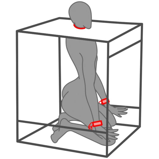 SECRET DOME - KINK CLUB КАБИНА BUKKAKE ЧЕРНО И ЧЕРВЕНО