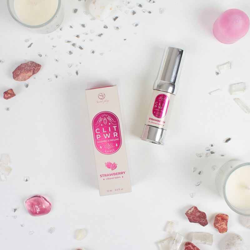 SECRET PLAY - CLIT PWR STRAWBERRY CLITORIS BALM - My naughty haven #