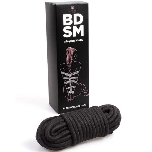 SECRETPLAY - BLACK BONDAGE ROPE BDSM COLLECTION - My naughty haven #