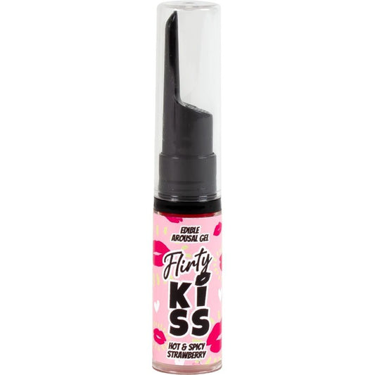 SECRETPLAY - FLIRTY KISS GELS WITH ORAL SEX EFFECTS STRAWBERRY & MINT 2 x 8 GR - My naughty haven #