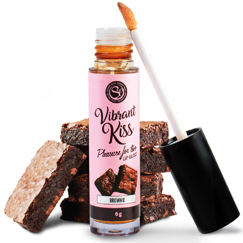 SECRETPLAY - LIP GLOSS VIBRANT KISS BROWNIE - My naughty haven #