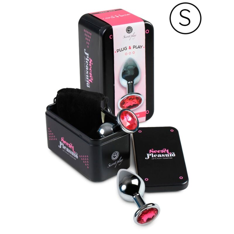 SECRETPLAY - PLUG ANAL ALUMINUM FUCHSIA 7 CM - My naughty haven #