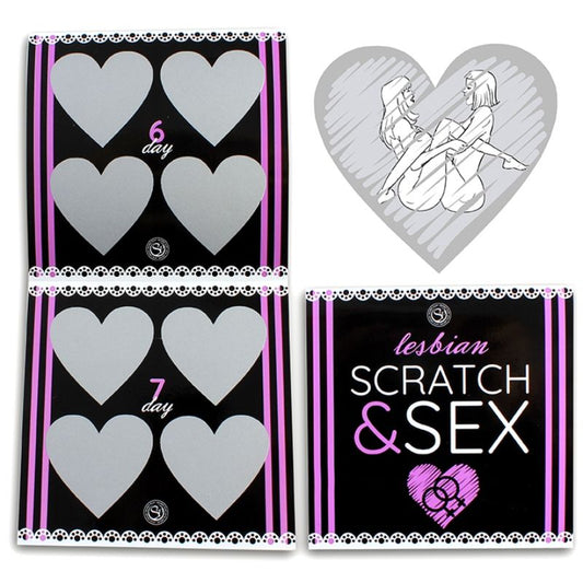 SECRETPLAY - SCRATCH & SEX GAME FOR COUPLES LESBIAN POSITIONS (ES/EN/FR/PT/DE) - My naughty haven #