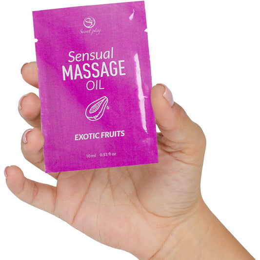 SECRETPLAY - SINGLE-DOSE EXOTIC FRUITS MASSAGE OIL 10 ML - My naughty haven #