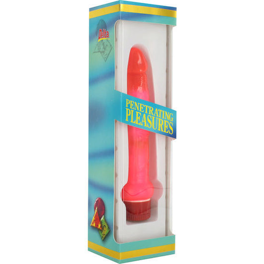 SEVEN CREATIONS - JELLY THIN PINK ANAL VIBRATOR - My naughty haven #