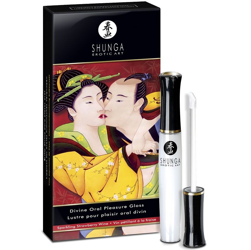 SHUNGA - DIVINE LIP GLOSS STRAWBERRY & CAVA - My naughty haven #