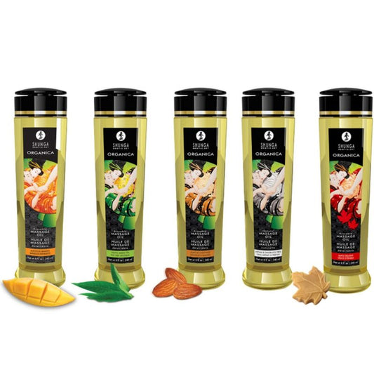 SHUNGA - ORGANIC MASSAGE OIL MANGO 240 ML - My naughty haven #