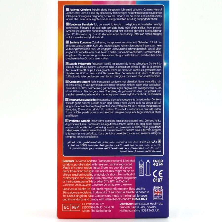 SKINS - ASSORTED PREMIUM CONDOMS PACK 16 - My naughty haven #