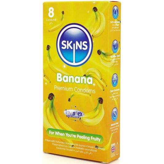 SKINS - BANANA PREMIUM CONDOMS PACK 8 - My naughty haven #