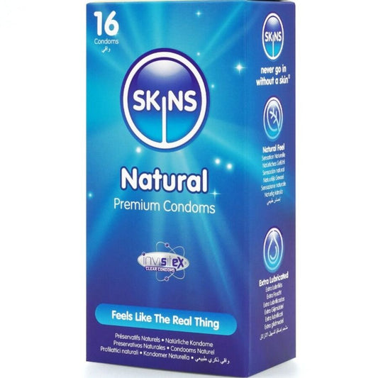 SKINS - NATURAL PREMIUM CONDOMS PACK 16 - My naughty haven #