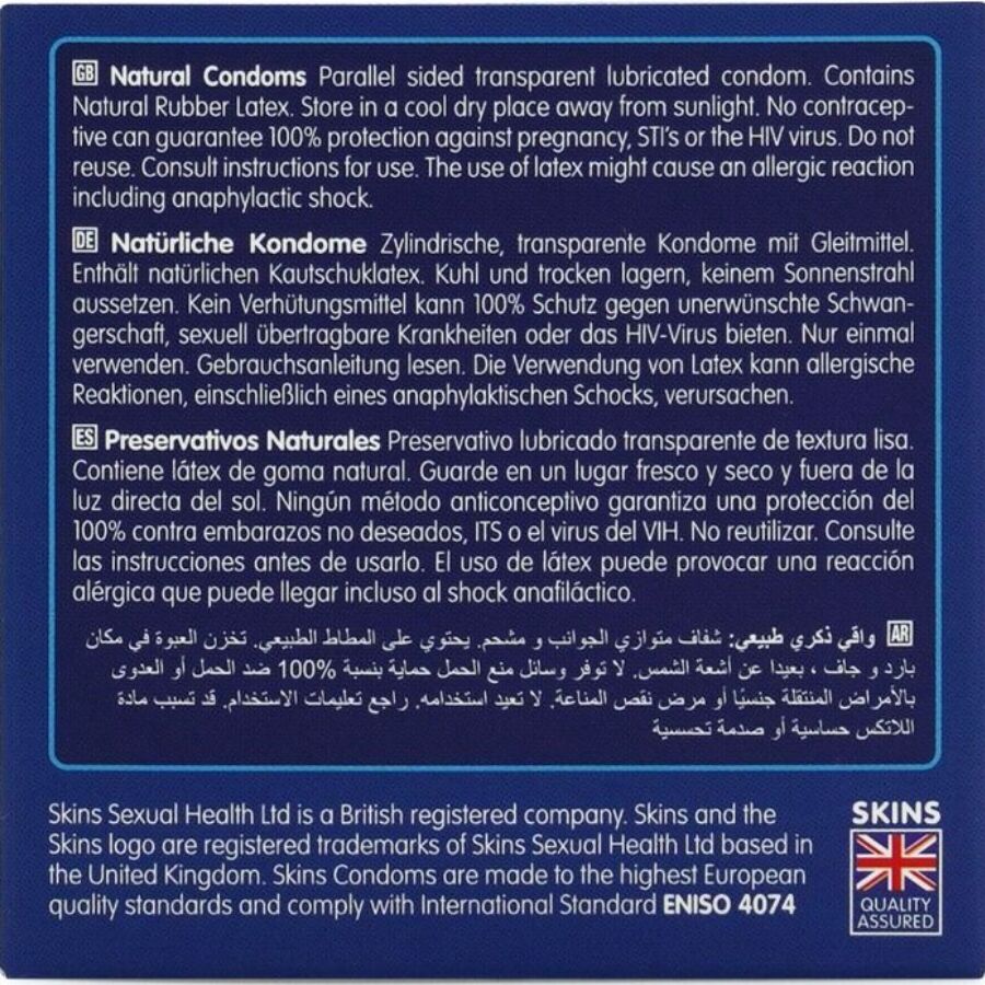 SKINS - NATURAL PREMIUM CONDOMS PACK 4 - My naughty haven #