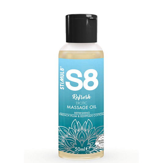 STIMUL8 - S8 MASSAGE OIL BOX 3 X 50 ML - My naughty haven #