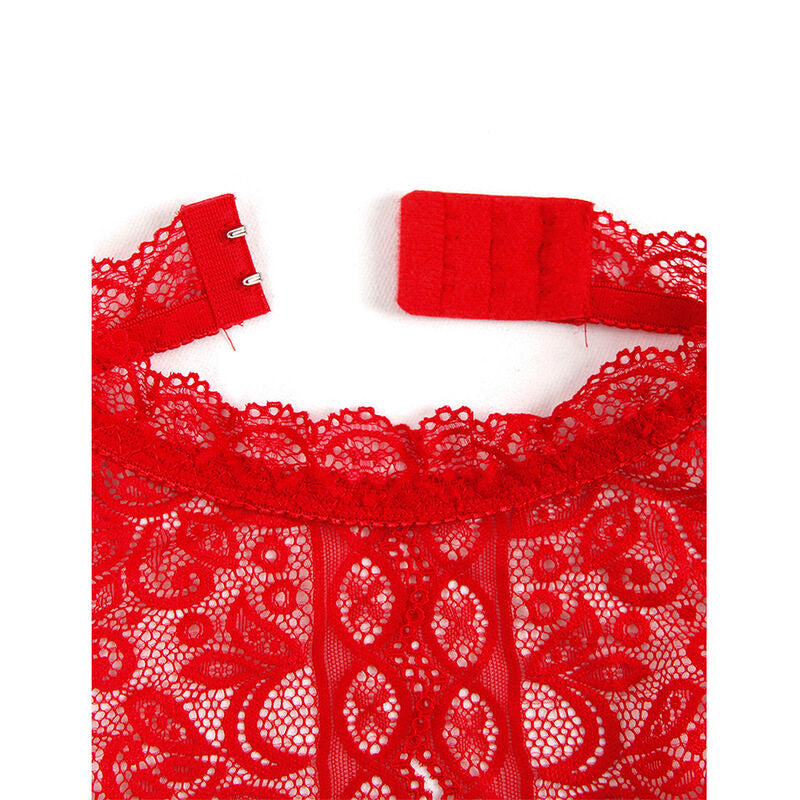 SUBBLIME - 953881 OPEN CUP BODYSUIT RED L/XL - My naughty haven #
